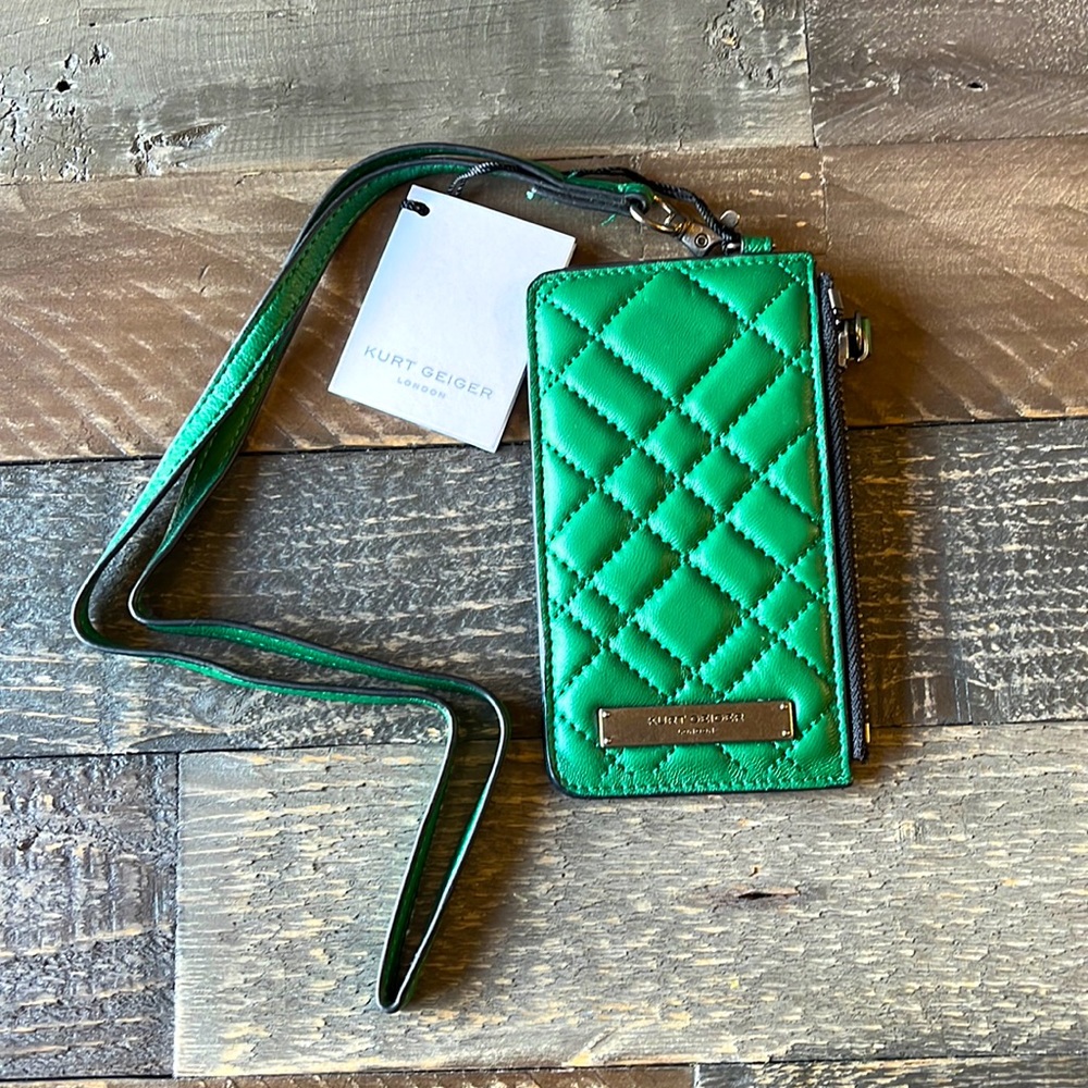 Kurt Geiger Credit Card wallet with Long strap